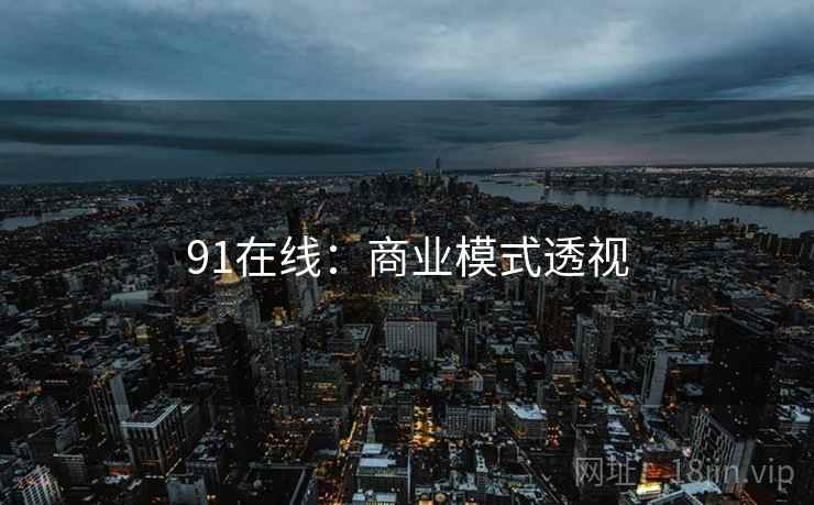 91在线：商业模式透视