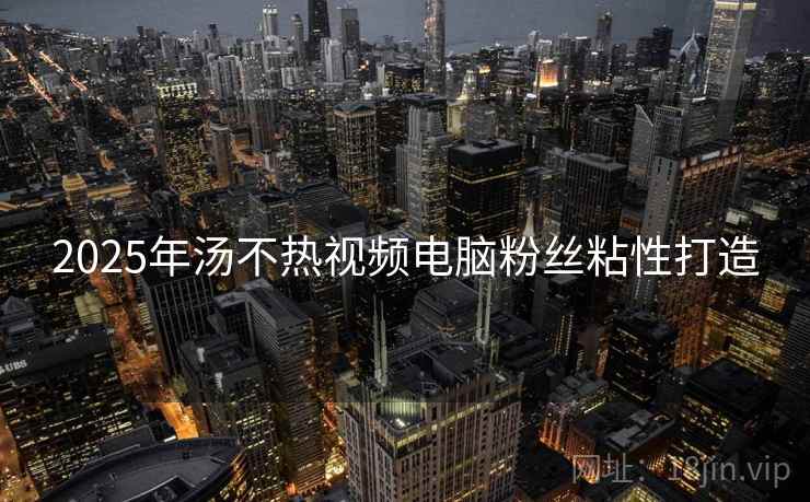 2025年汤不热视频电脑粉丝粘性打造