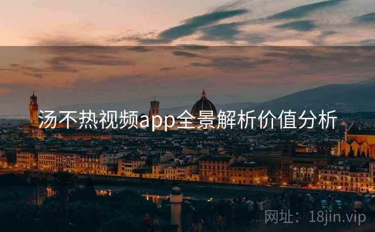 汤不热视频app全景解析价值分析
