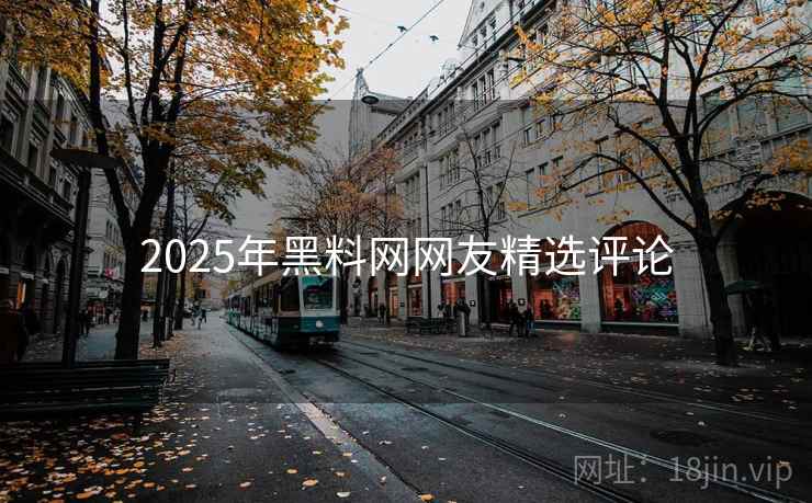 2025年黑料网网友精选评论
